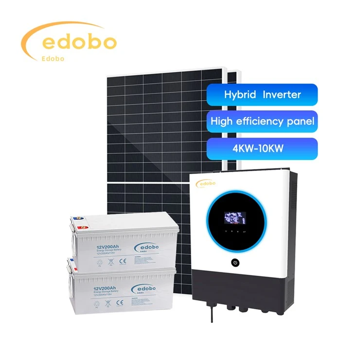 Inversor híbrido de 4 kW e 10 kW com carregamento de bateria solar