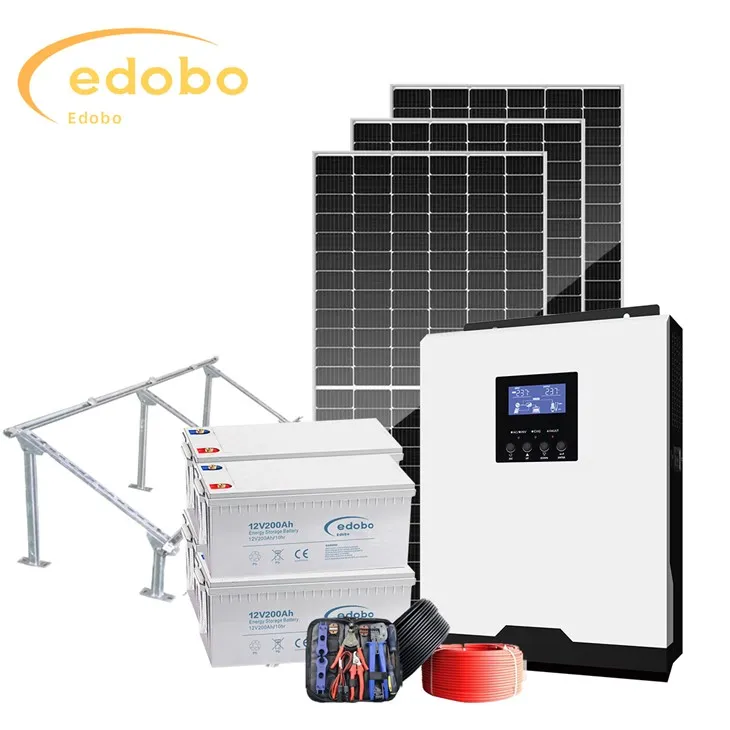 Sistema híbrido solar e de rede 10kw
