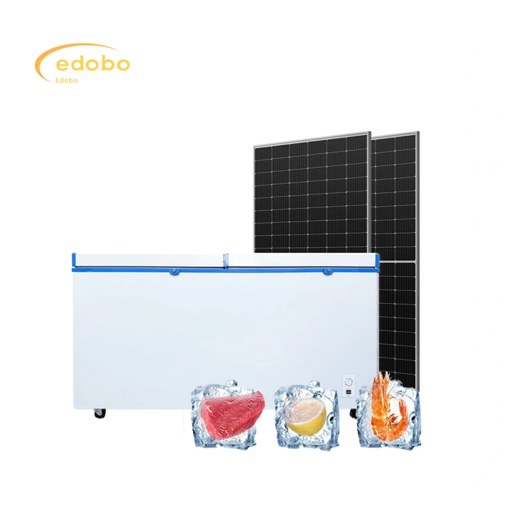 Congelador solar DC de grande capacidade, freezer, seguro, uso doméstico