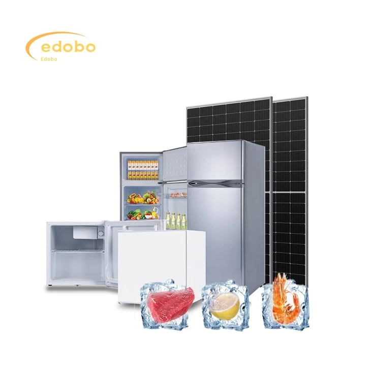 Geladeira com energia solar DC com grande capacidade para uso doméstico