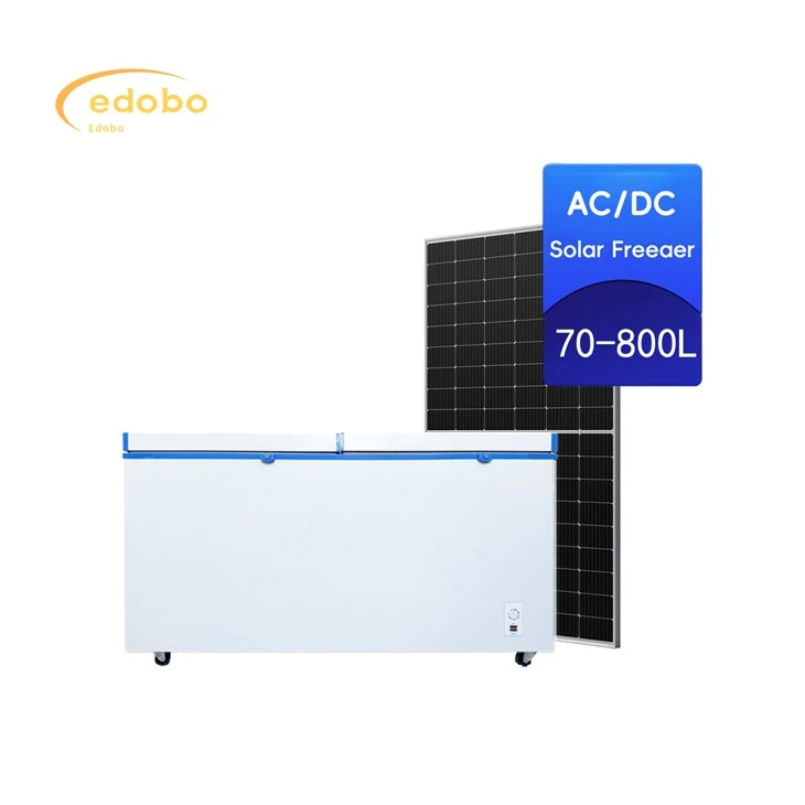 Refrigerador solar de poupança de energia do congelador de AC/DC para o uso do agregado familiar