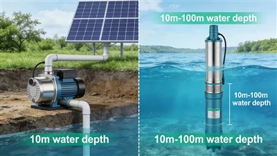 Qual é a diferença entre bombas solares submersíveis e bombas de superfície e...