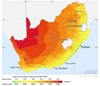 África do Sul: 961 MW de nova capacidade fotovoltaica instalada nos primeiros...