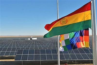 O vice -ministro da energia boliviana elogia o progresso renovável da China, ...