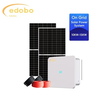 Sistema de energia solar autônomo de 10 kW na rede