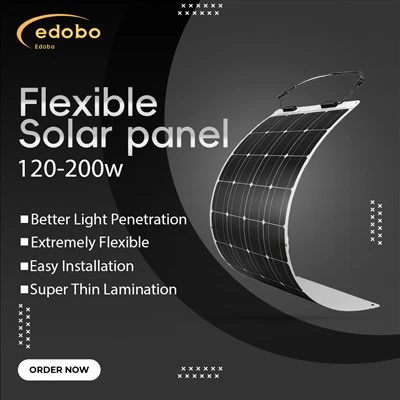 Painéis solares flexíveis de 200 W para venda
