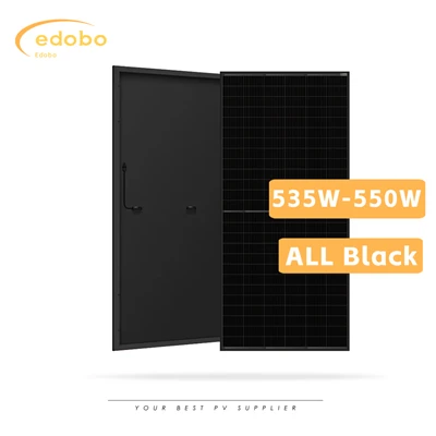 Painéis solares fotovoltaicos pretos