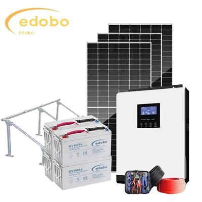 Grande sistema solar personalizado de 20 kW fora da rede