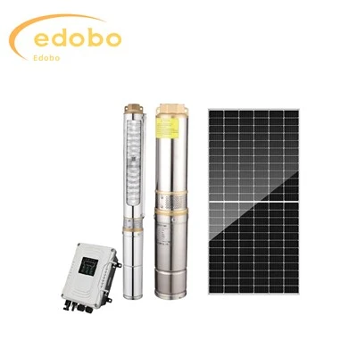 Bomba de água solar de irrigação por gotejamento solar e Edobo para fazenda