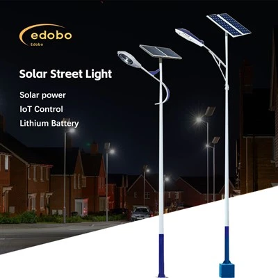 Iluminação pública movida a energia solar Edobo com bateria de lítio