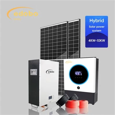 Sistema de energia solar híbrido de 6 kW
