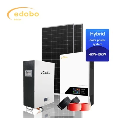 Sistema de energia solar conectado à rede solar híbrida