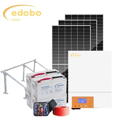 Sistema solar fora da rede de 10 kW com baterias