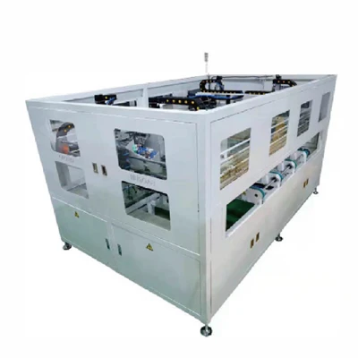 Máquina de batida automática para produção de painéis solares