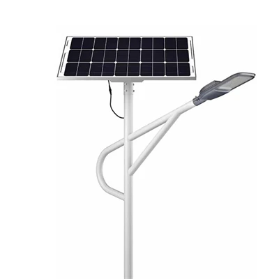 Lâmpada de rua do tipo dividido iluminação solar solar solar